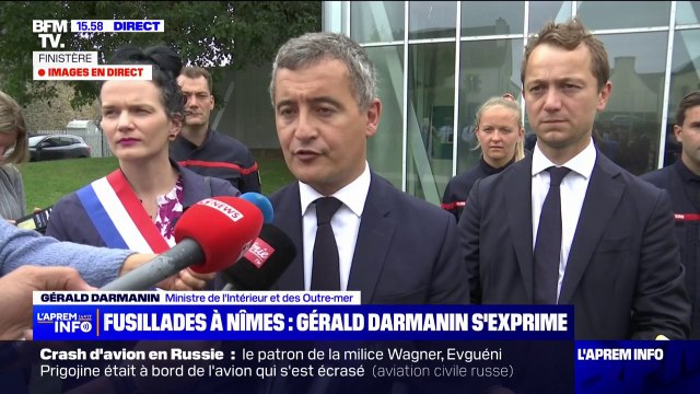 Gérald Darmanin sur les fusillades à Nîmes: Nous avons procédé à des interpellations. Le Raid a été engagé