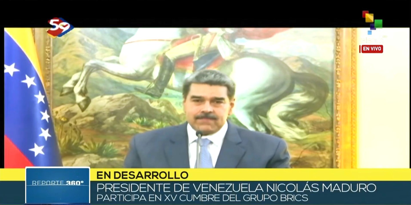 Presidente de Venezuela resalta el Brics como paradigma del desarrollo global