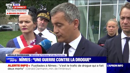 Gérald Darmanin sur les fusillades à Nîmes: "La police sera présente nuit et jour"