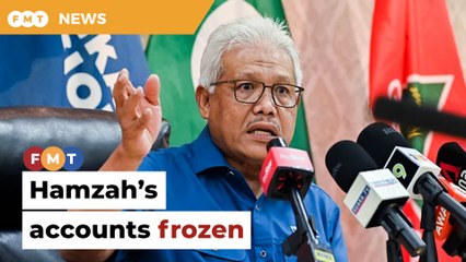 Hamzah confirms accounts frozen, claims politically motivated
