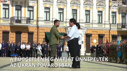 A függetlenség napját ünnepelték az ukrán fővárosban