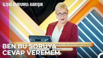 Bu Soruları Bücür Ayşegül Mü Hazırladı - İlişki Durumu Karışık