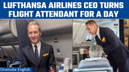 Lufthansa CEO goes undercover as flight attendant, shares his experience on LinkedIn | Oneindia News
