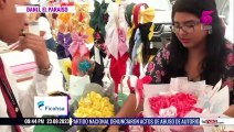 Psicóloga hondureña por falta de oportunidades emprende venta de flores artificiales en Danlí