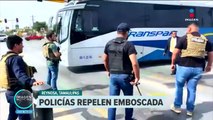 Guardias estatales de Tamaulipas fueron emboscados en los límites de Reynosa y Río Bravo