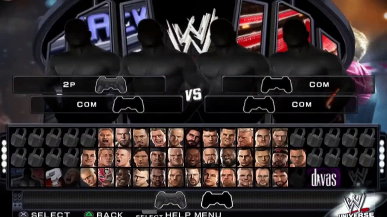 WWE Smack Down Cage Tornado Tag
