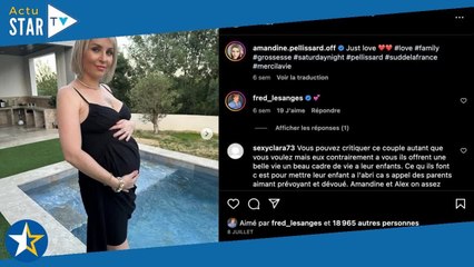 Amandine Pellissard maman d’une grande prématurée  elle partage de touchantes photos et deux grande