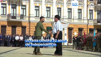 Unidade nacional marca o 32° aniversário do Dia da Independência da Ucrânia