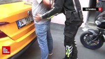 İstanbul'da denetim kaçan taksi şoförü kovalamaca sonucu yakalandı