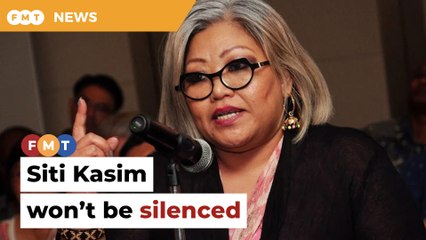 Siti Kasim says car bomb scare won’t silence her