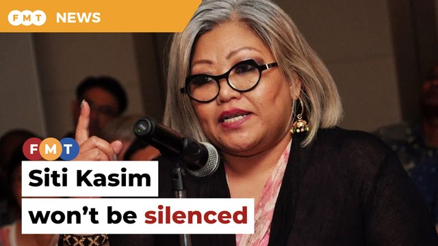 Siti Kasim says car bomb scare won’t silence her