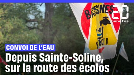 De Sainte-Soline à Paris, sur la route du « convoi de l'eau » contre les mégabassines