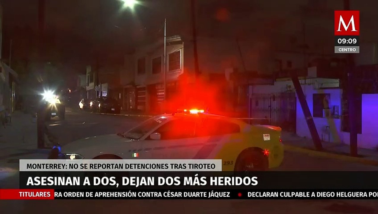 En Monterrey Ataque A Balazos Deja Dos Hombres Muertos Vídeo Dailymotion 9211