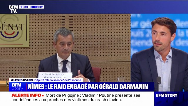 Fusillades à Nîmes: La manière d'agir sur ces situations, c'est d'augmenter les effectifs de police, le nombre d'enquêteurs et ensuite le budget de la justice , pour Alexis Izard (Renaissance)