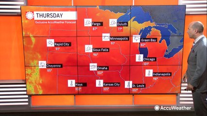 Heat dome brings record temperatures to central US