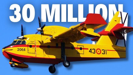 The Incribelde Canadair CL-415 Water Bomber Airplane