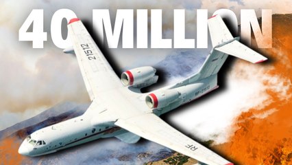 The Incredible Beriev BE-200 Water Bomber Airplane