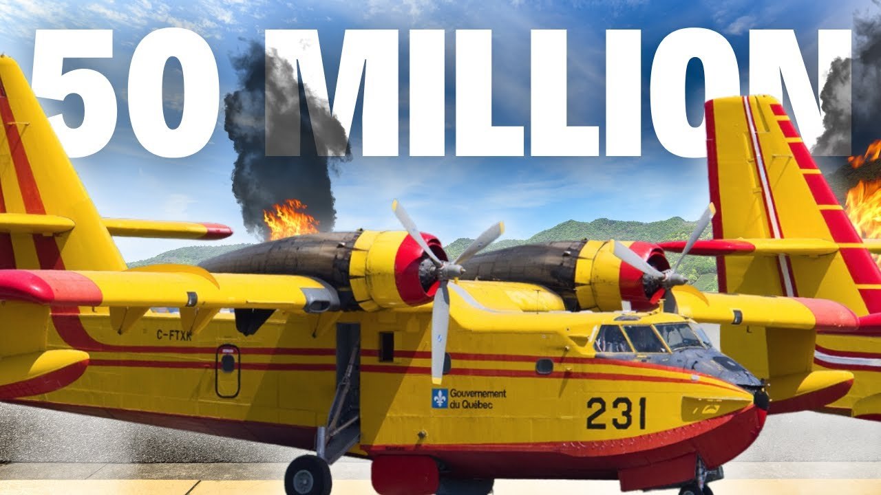 The Incredible Canadair DHC-515 Water Bomber Airplane