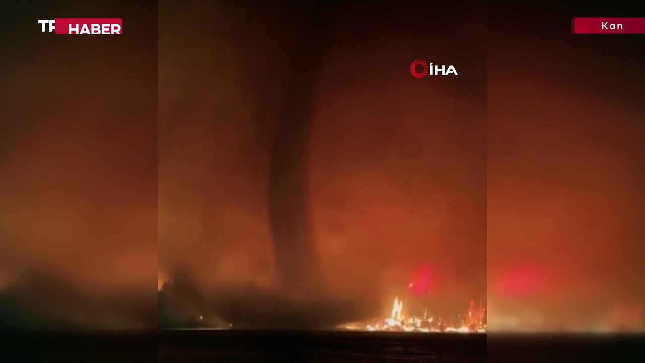Kanada’daki orman yangınlarında ateş hortumu çıktı