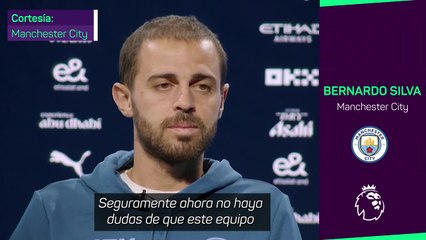 Bernardo Silva: "El City es uno de los mejores de la historia"