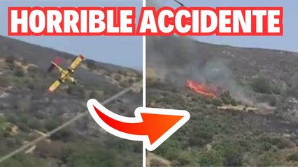 HORRIBLE Accidente de Avión Cisterna de Agua en Grecia