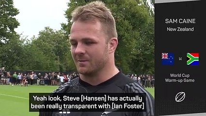 'We trust him' - Caine insists Hansen still cares for the All Blacks