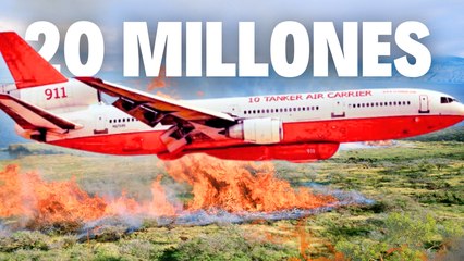 CARO Avión Bombardero de Agua DC 10 Air Tanker