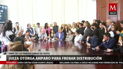 Jueza otorga amparo para frenar la distribución de los libros de texto