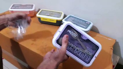 Unboxing and Review of Lunch Box for Men Women Students Kids 1000ML Portable Lunch Box for School Office Picnic Camping