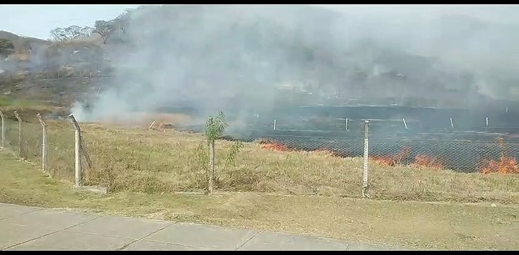 Incendio en zona norte