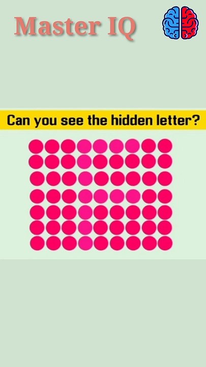Can You Find The Hidden Letter_ #iq #puzzle #ri