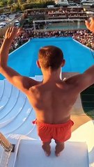Waterslide Somersaults