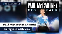 Paul McCartney anuncia su regreso a México con concierto en el Foro Sol