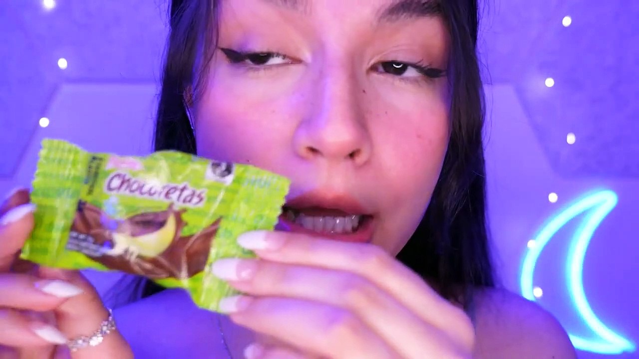 ASMR Yummy Sensitive Eating Sounds For Tingles (Mouth Sounds, Crunching, Chewing)