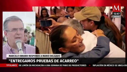 Ebrard entregó pruebas contra Sheinbaum al Consejo Nacional de Morena