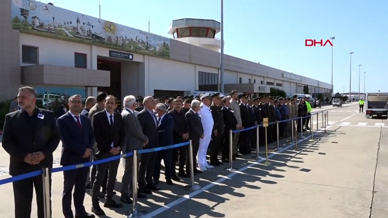 ŞEHİT UZMAN ÇAVUŞUN CENAZESİ, SAMSUN'A GETİRİLDİ