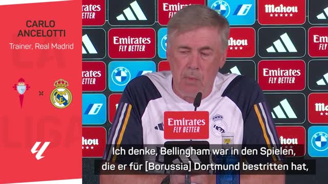 Ancelotti lobt Bellinghams Entwicklung zum Torjäger