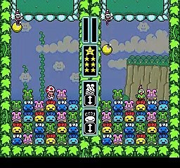 Wario's Woods online multiplayer - snes
