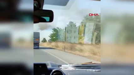 ÇANAKKALE BİGA'DA ORMAN YANGINI