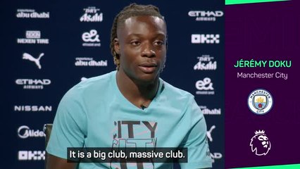 Doku 'cannot wait to start' at Manchester City
