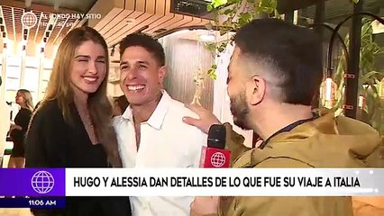 Hugo García habla sobre los rumores de matrimonio con Alessia Rovegno