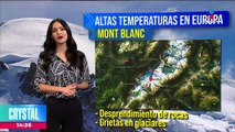 Altas temperaturas en Europa ponen en riesgo a alpinistas