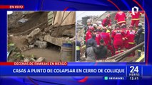 Comas: casas a punto de colapsar en cerro de Collique