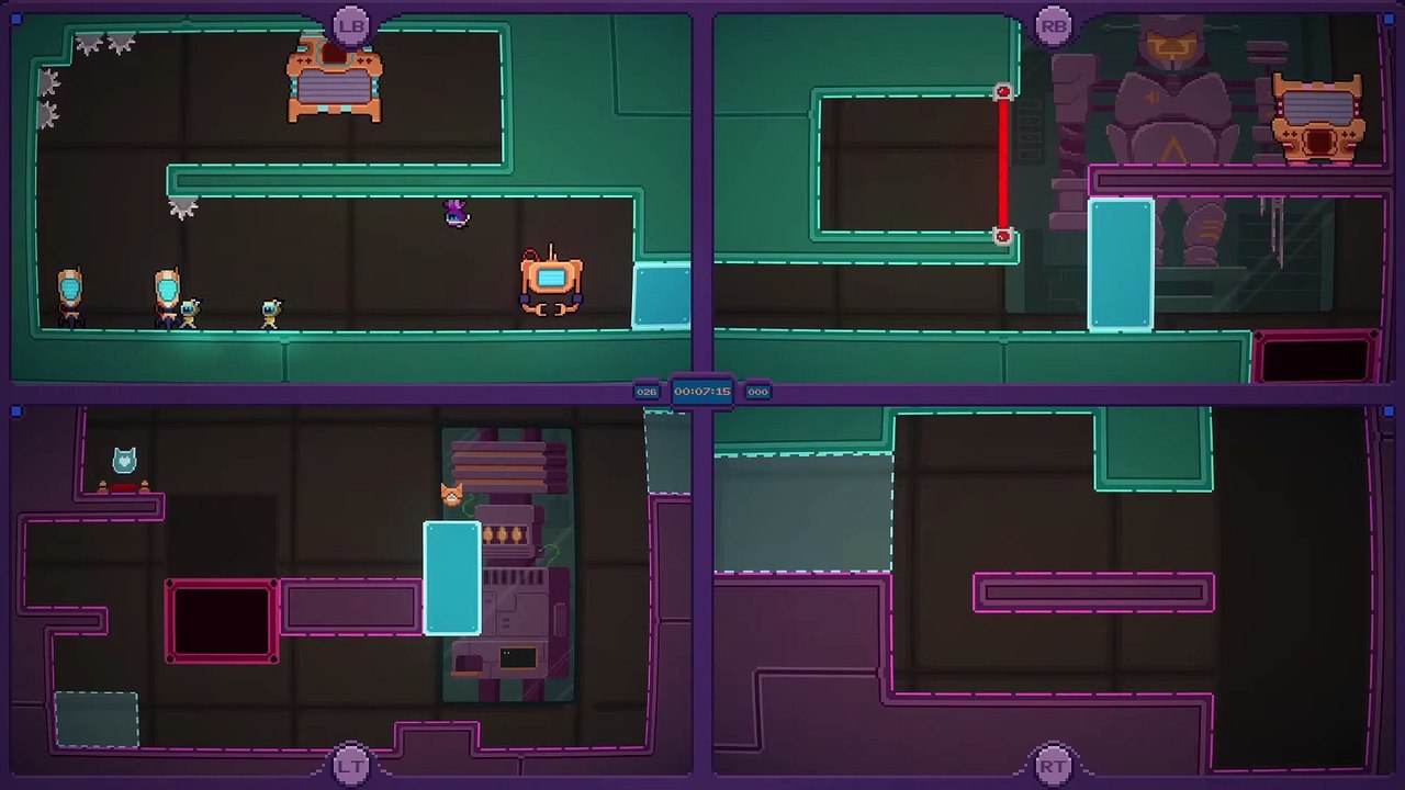 The Mind Twisting Quadroids - Reveal Trailer zum neuen Plattformer