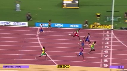 Fast-finishing Watson takes 400m gold for Jamaica