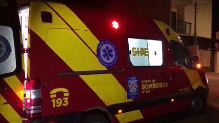 Mulher vítima de agressão é socorrida e idoso detido, na Rua Claudia Galante Padovani