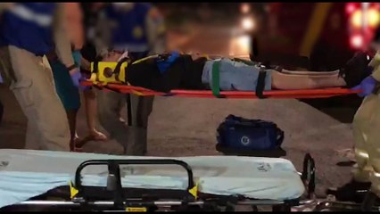 Motociclista fica ferido em acidente  na Rua Ipanema esquina com Rua Ásia