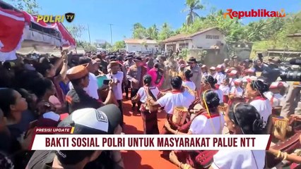 Gelar Bakti Kesehatan, Masyarakat Palue Apresiasi Kepedulian Kapolri