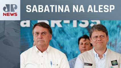 Escolha de conselheiro do TCE de SP divide Tarcísio e Bolsonaro