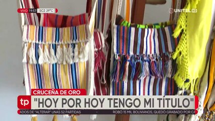 Cruceña de Oro: Kary Moirenda, tejedora de sueños